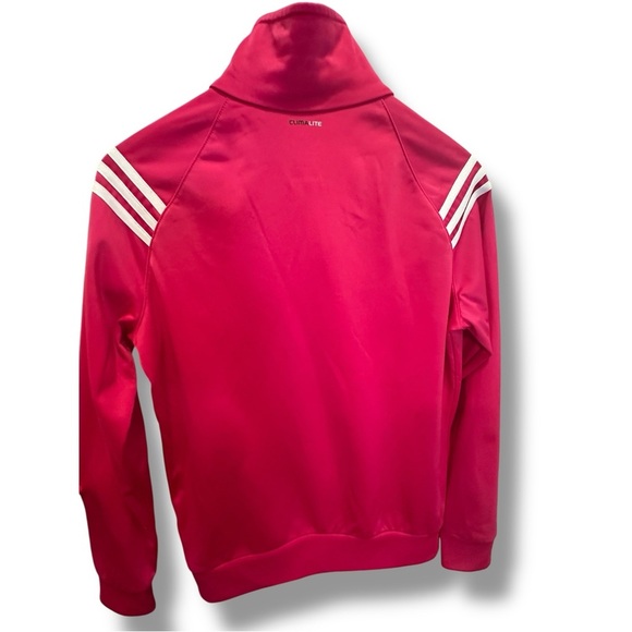 Adidas Women’s ClimaLite Pink Zip-Up Jacket Size Medium - Picture 4 of 10